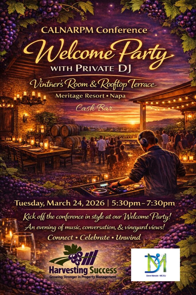 CALNARPM Welcome Party 2026